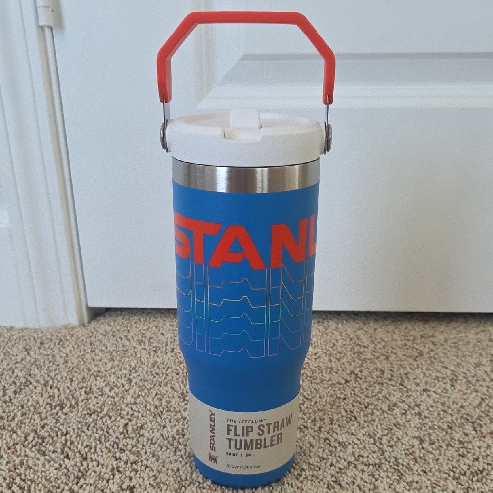 Stanley Blue Flip Straw Tumbler